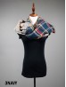 Plaid Print Blanket Scarf 